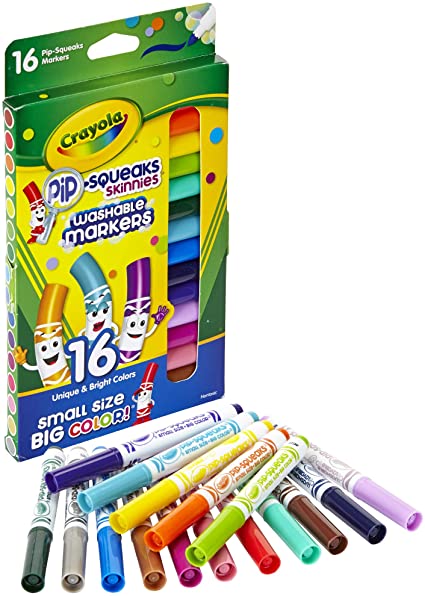 Crayola 16 Ct. Washable Pip-Squeaks Markers