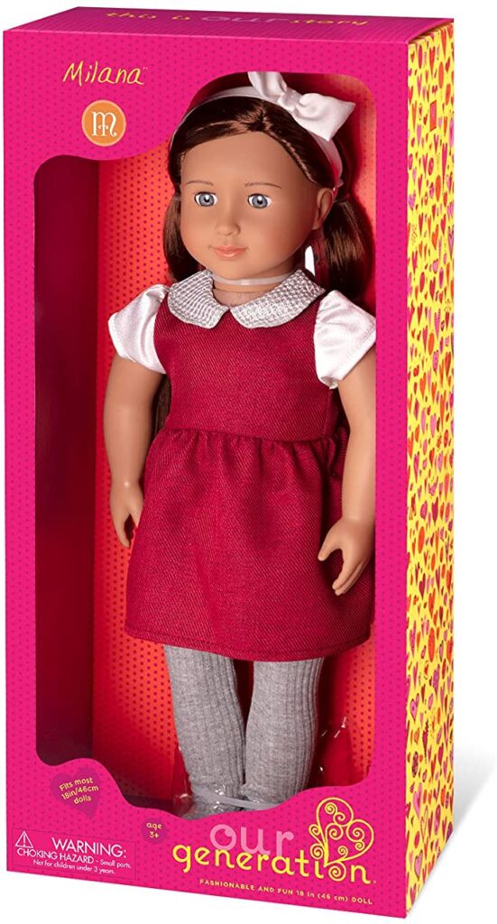 Our Generation Doll With Sparkly Collar-Milana