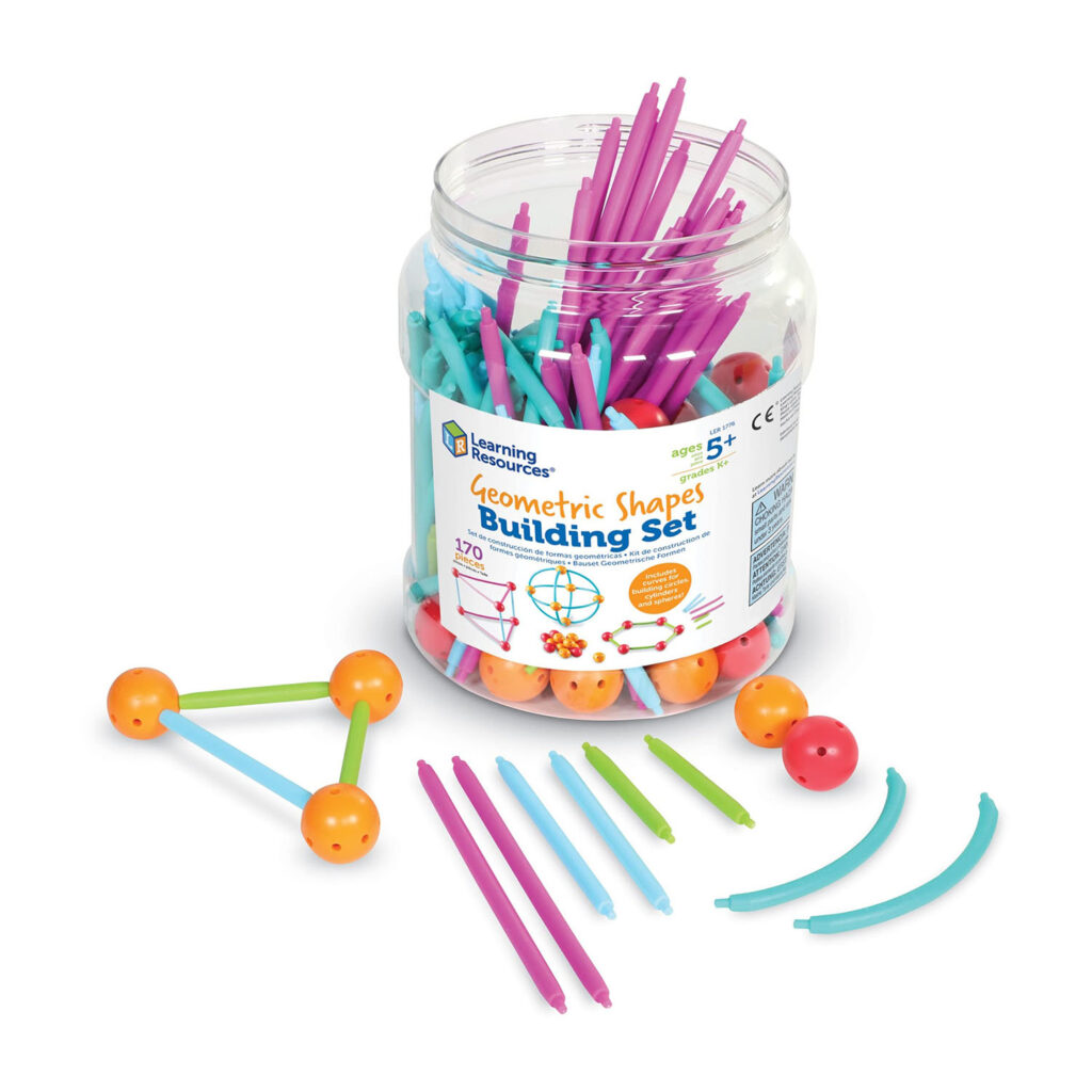 Learning Resources Geometric Shapes Building Set