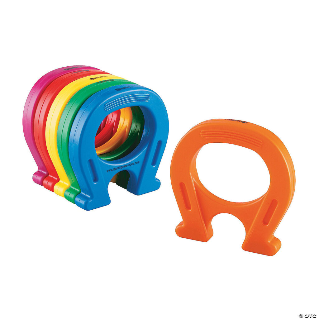 Learning Resources Horseshoe-Shaped Magnets, Set Of 6