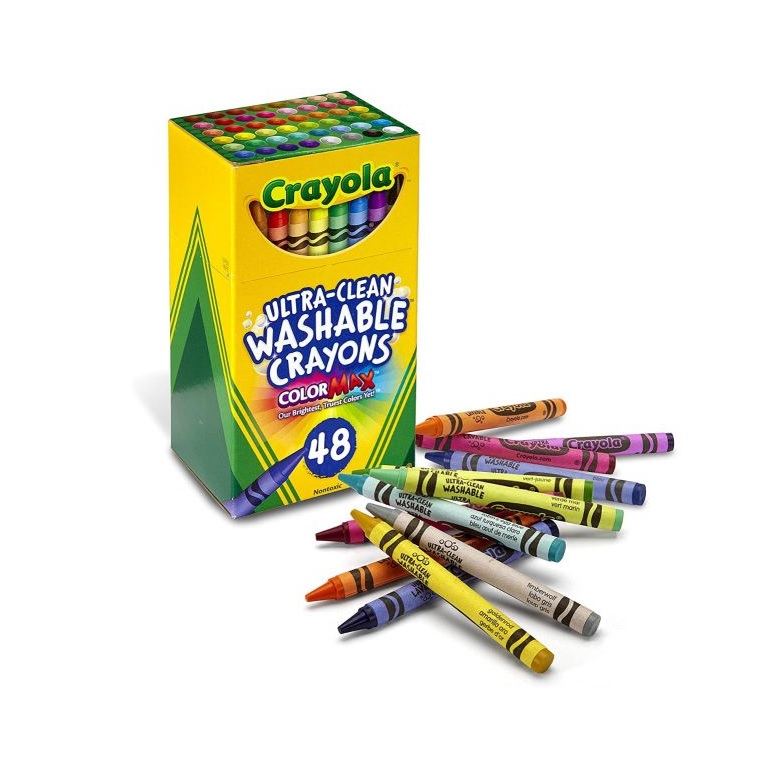 Crayola 48 Ct. Ultra-Clean Washable Crayons - Regular Size