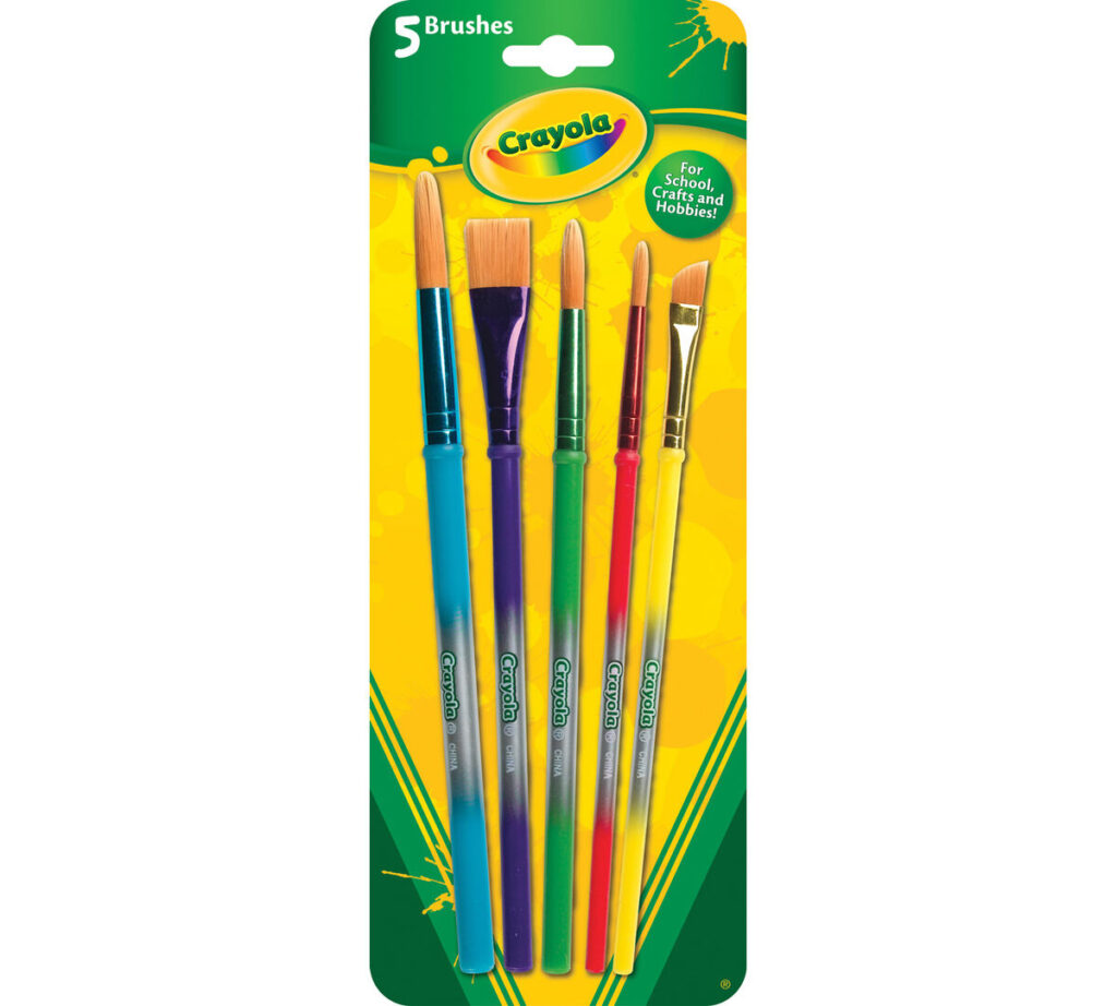 Crayola 5 Ct. Art And Craft Brush Set