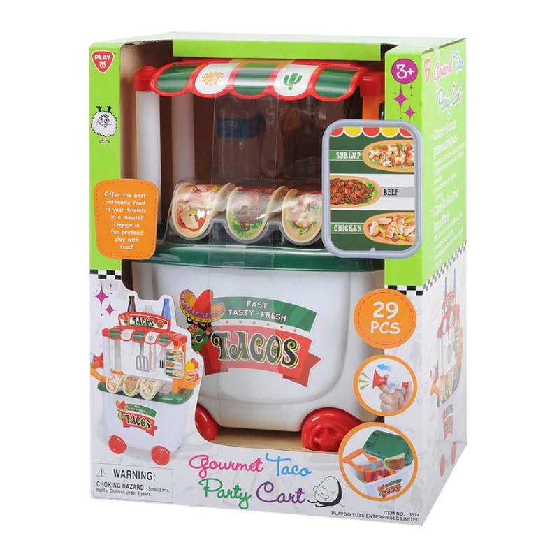 Playgo Gourmet Taco Party Cart - 29 Pcs