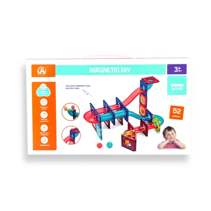 Tstation 52Pieces Blocks Set Magnetic Diy