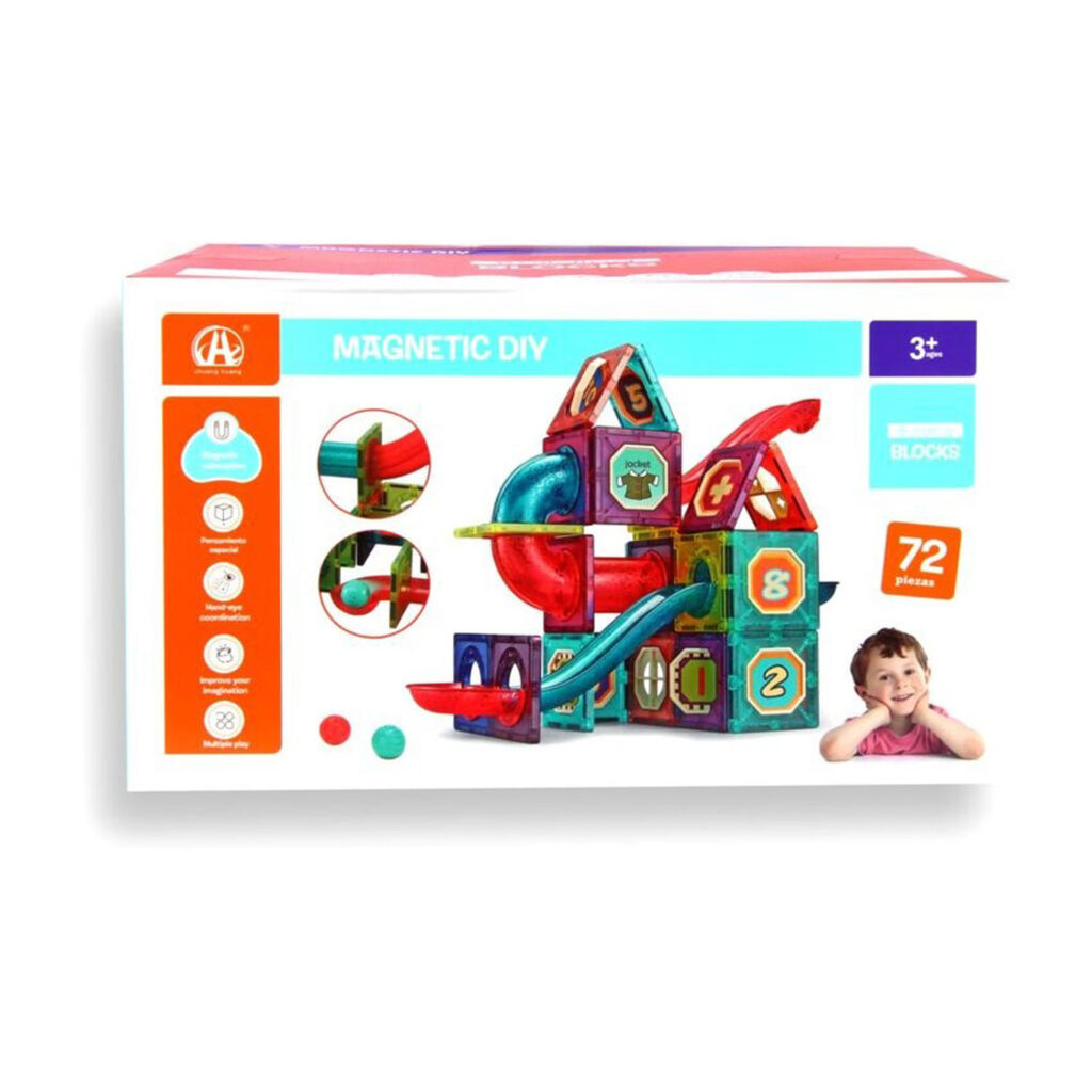 Tstation Blocks Set 72 Pcs Magnetic