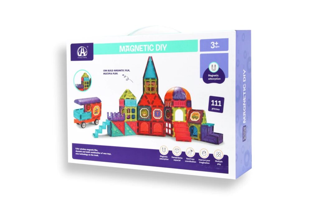 Tstation 111 Pieces Blocks Set Magnetic Diy