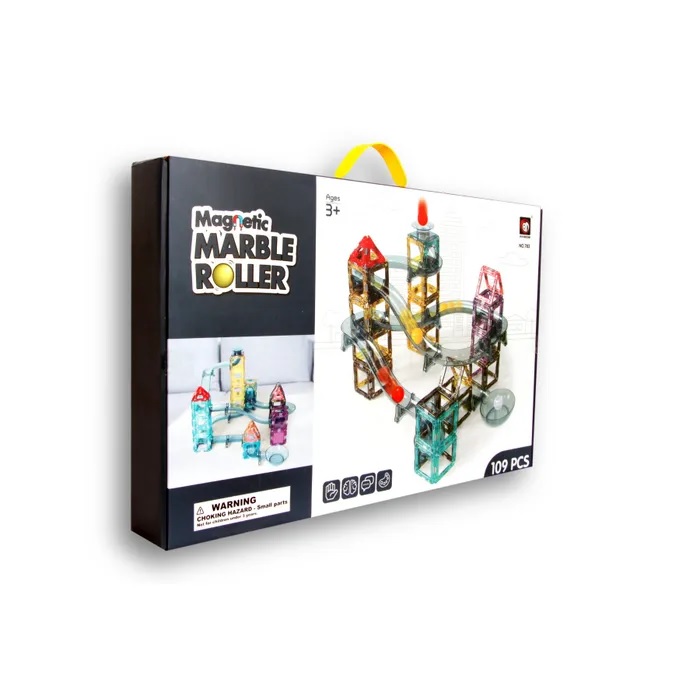 Tstation Magnetic Marble Roller 109 Pieces Building Blocks