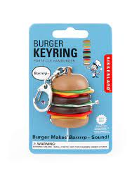 TSTATION BURGER KEYCHAIN CDU CARDED
