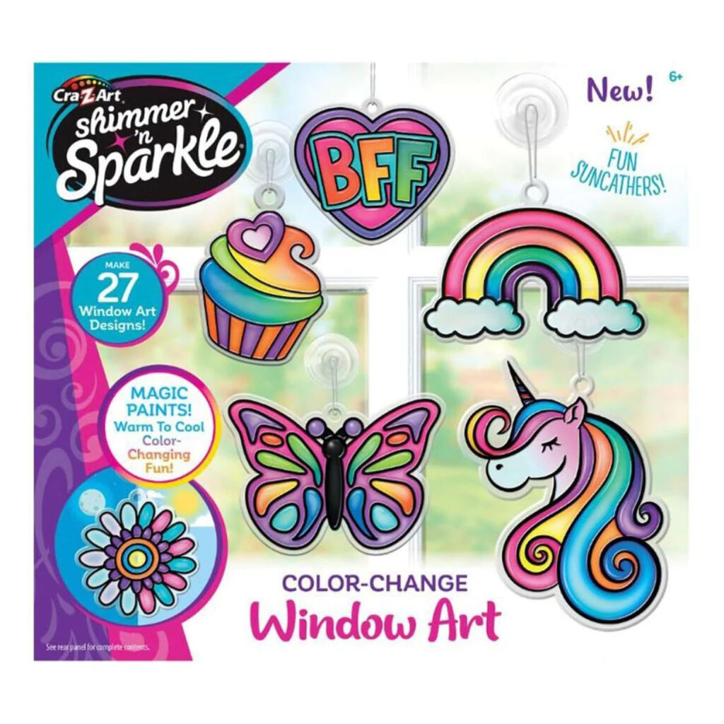 Cra-Z-Art Shimmer N' Sparkle Colour Changing Window Art