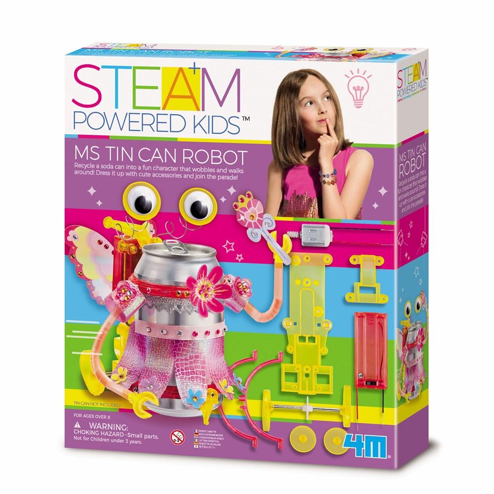 4M Girl Steam  Girl Tin Can