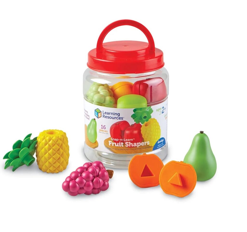 Learning Resources Snap-N-Learn  Fruit Shapers