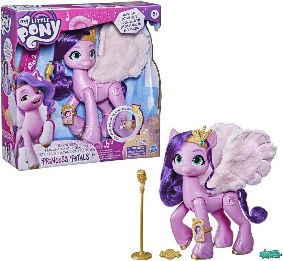 Hasbro My Little Pony Movie Singing Star Princess Petals F1796