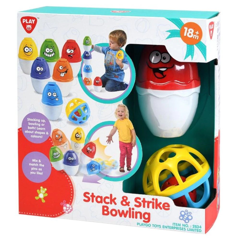 Playgo Stack & Strike Bowling