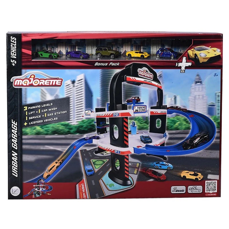Majorette Urban Garage + 5 Cars 212059986
