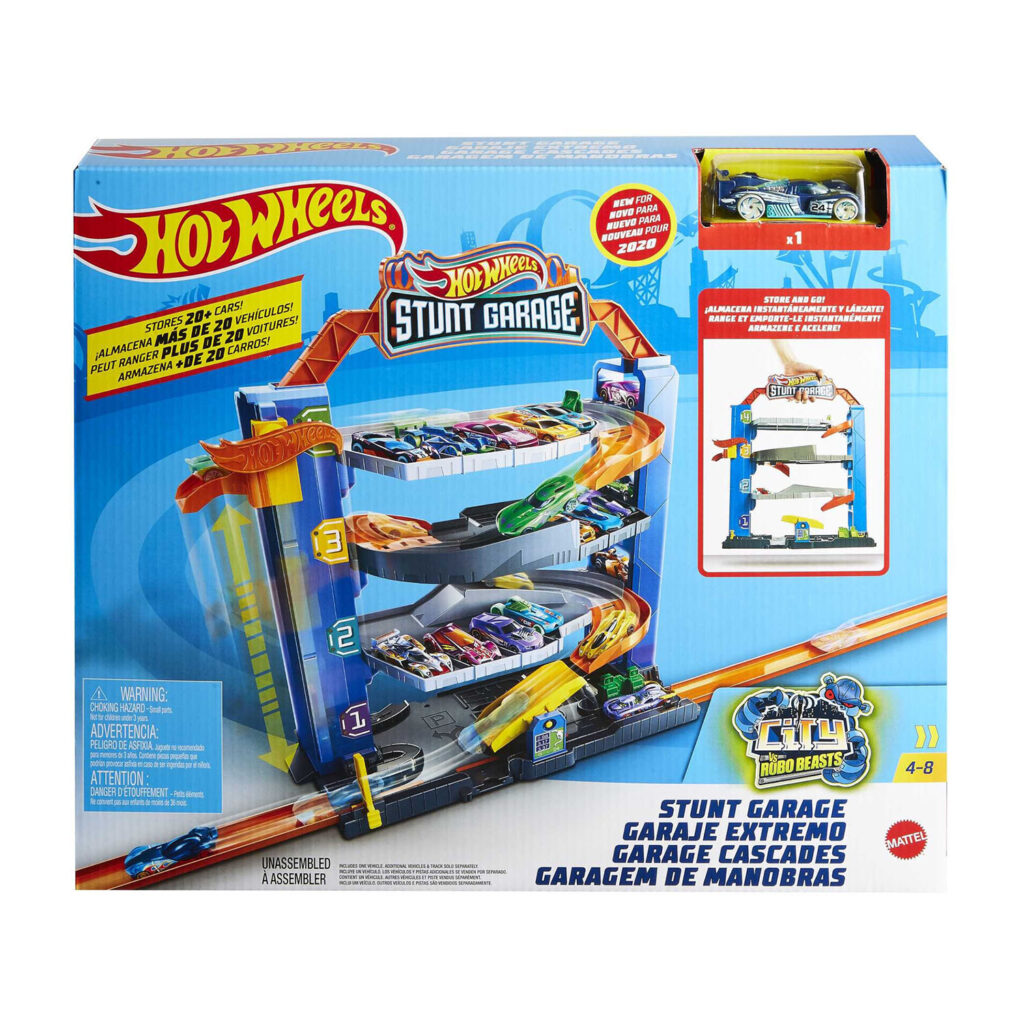Mattel  Hotwheels Jump & Drop Garage