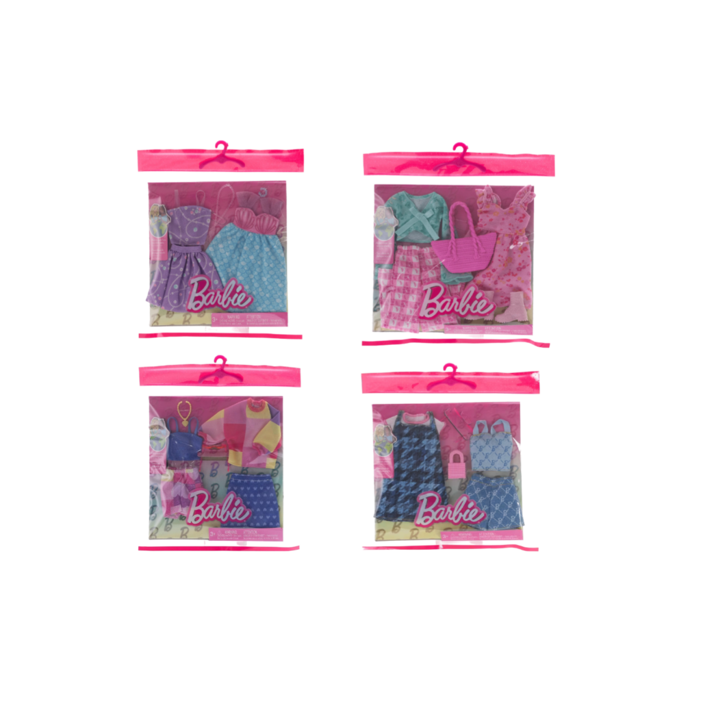 Mattel  Barbie Fashion 2 Pack Assorted (Cdu)