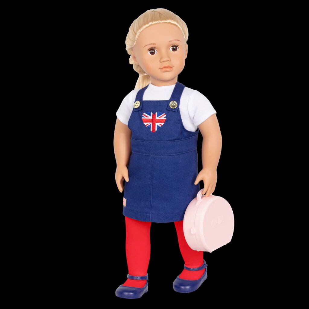 Our Generation Doll W/  Jumpsuit  And Carry-On,