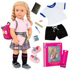 OUR GENERATION DELUXE  SCHOOL  GIRL  DOLL W/O  BO