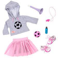 Our Generation Deluxe Soccer Outfit With Tulle S