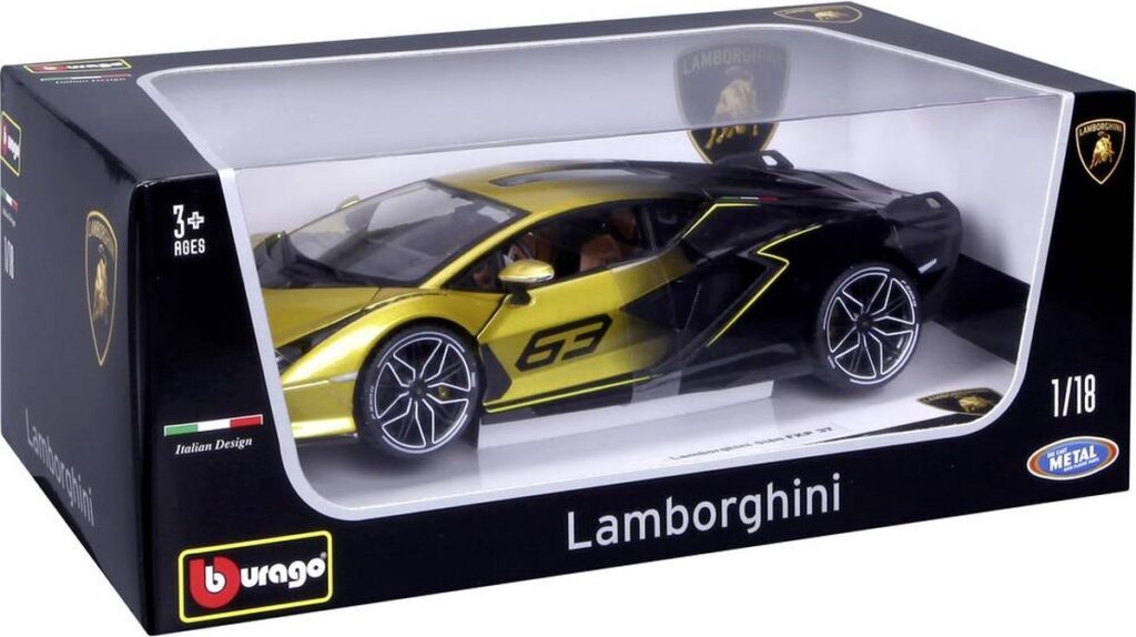 Bburago 1:18-Lamborghini Si?N Fkp37(Yellowfadecolor) 47511100