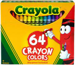 Crayola 64 Ct. Crayons - Non-Peggable