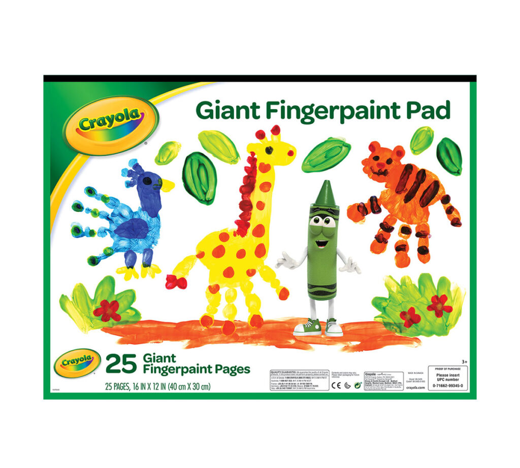 Crayola Giant Fingerpaint Paper