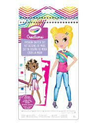 CRAYOLA CREATIONS COMPACT FASHION SKETCH PORTFOLIO