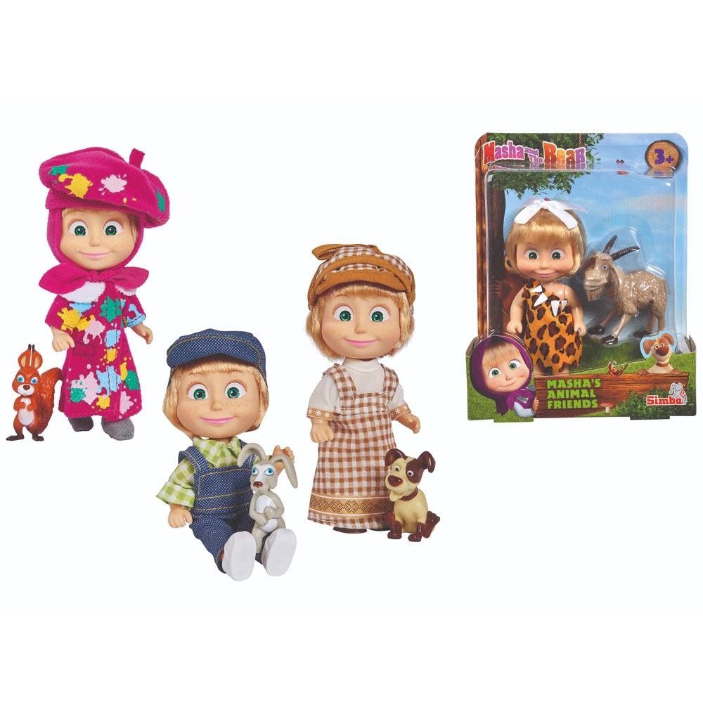 Simba Masha With Her Animal Friends, 4-Ass.109301057
