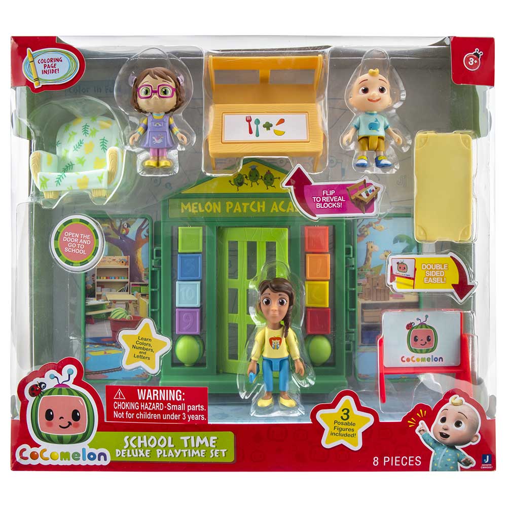 Cocomelon Deluxe Schooltime Playtime Set