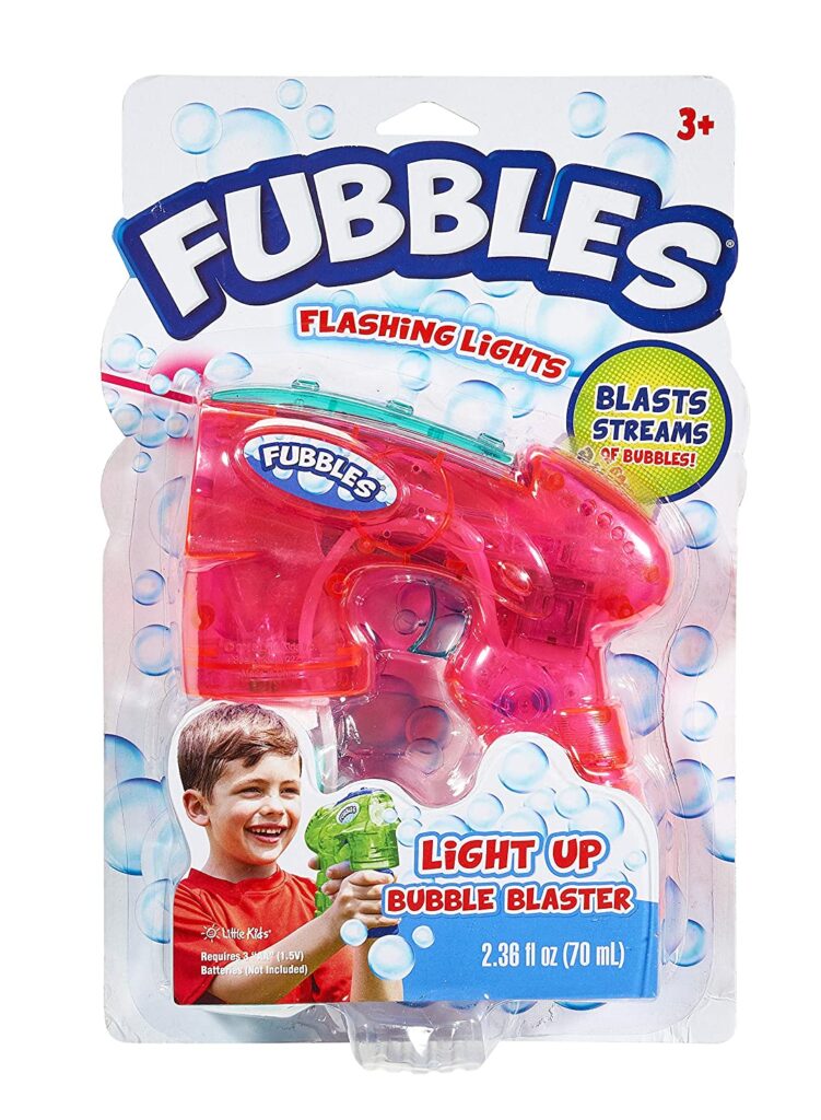Little Kids Fubbles Light Up Bubble Blaster