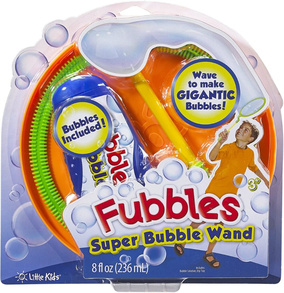 Little Kids Fubbles Super Bubble Wand