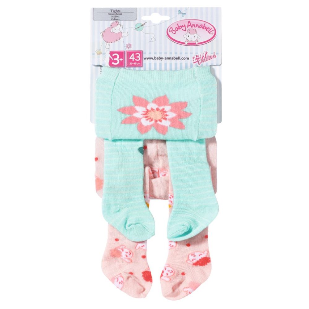 Zapf Creation Baby Annabell Tigths 2X 2 Asst 43 Cm
