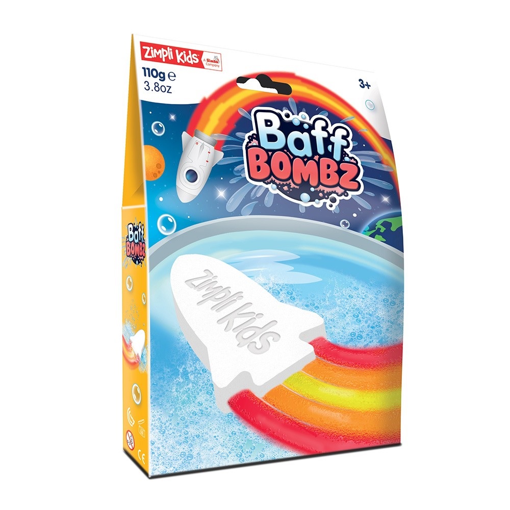 Zimpli Kids Baff Bomb White Rocket Flame Effect6800006351