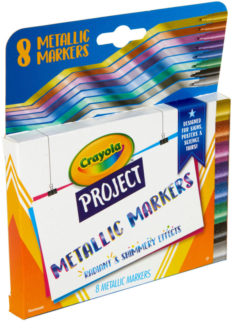 Crayola Project 8 Ct. Metallic Markers