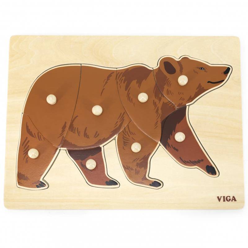 Viga Montessori Puzzle Bear