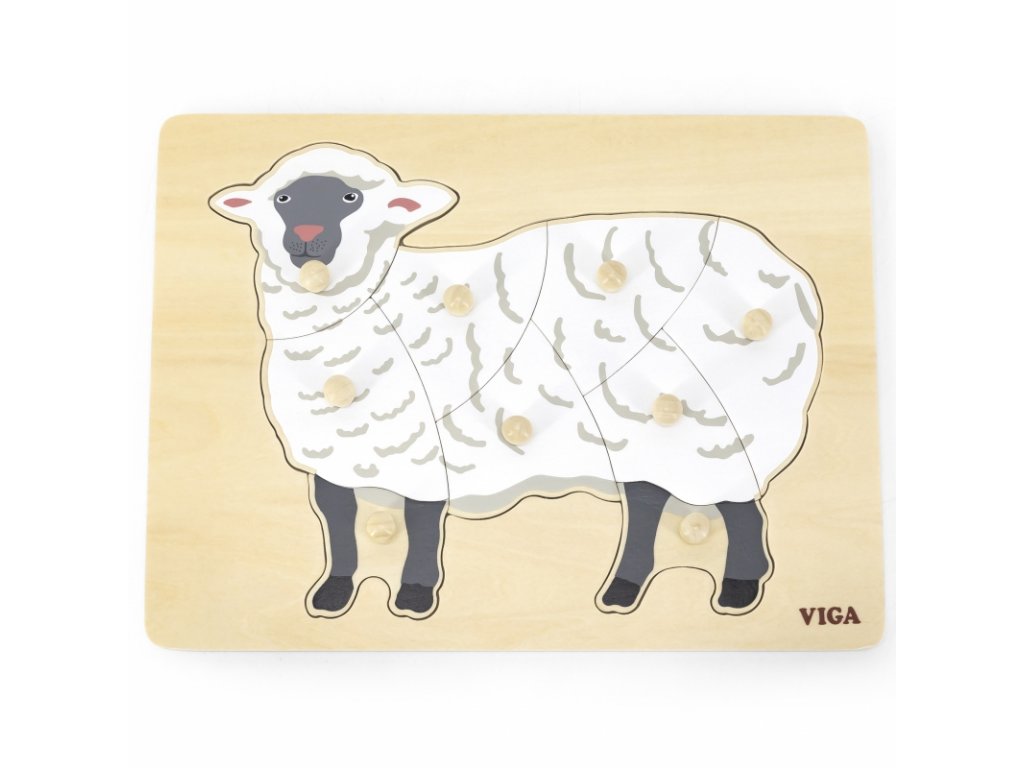 Viga Montessori Puzzle Sheep