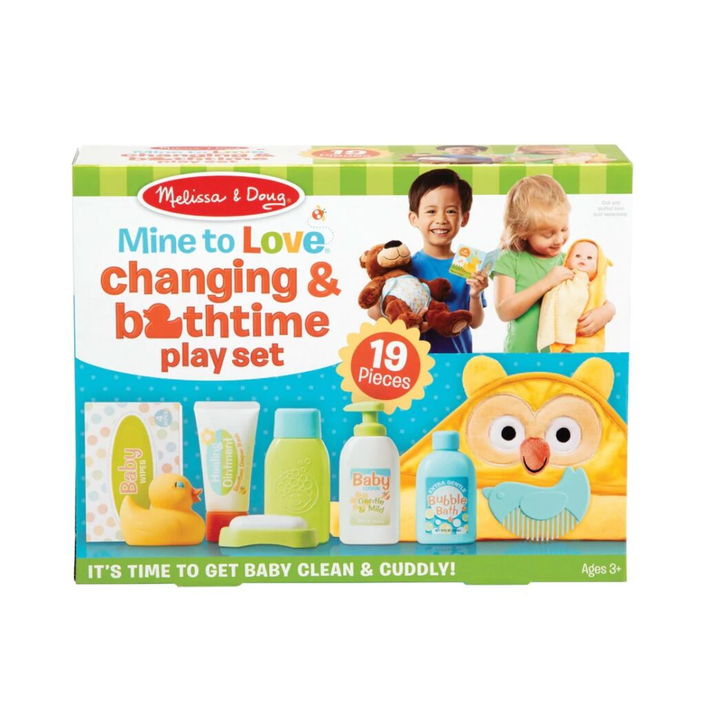 Melissa And Doug Mine To Love Changing & Bathtime Play Set 46031703