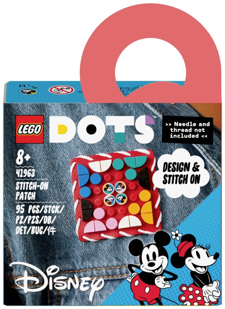 Lego 41963 Mickey Mouse & Minnie Mouse Stitch-On Patch