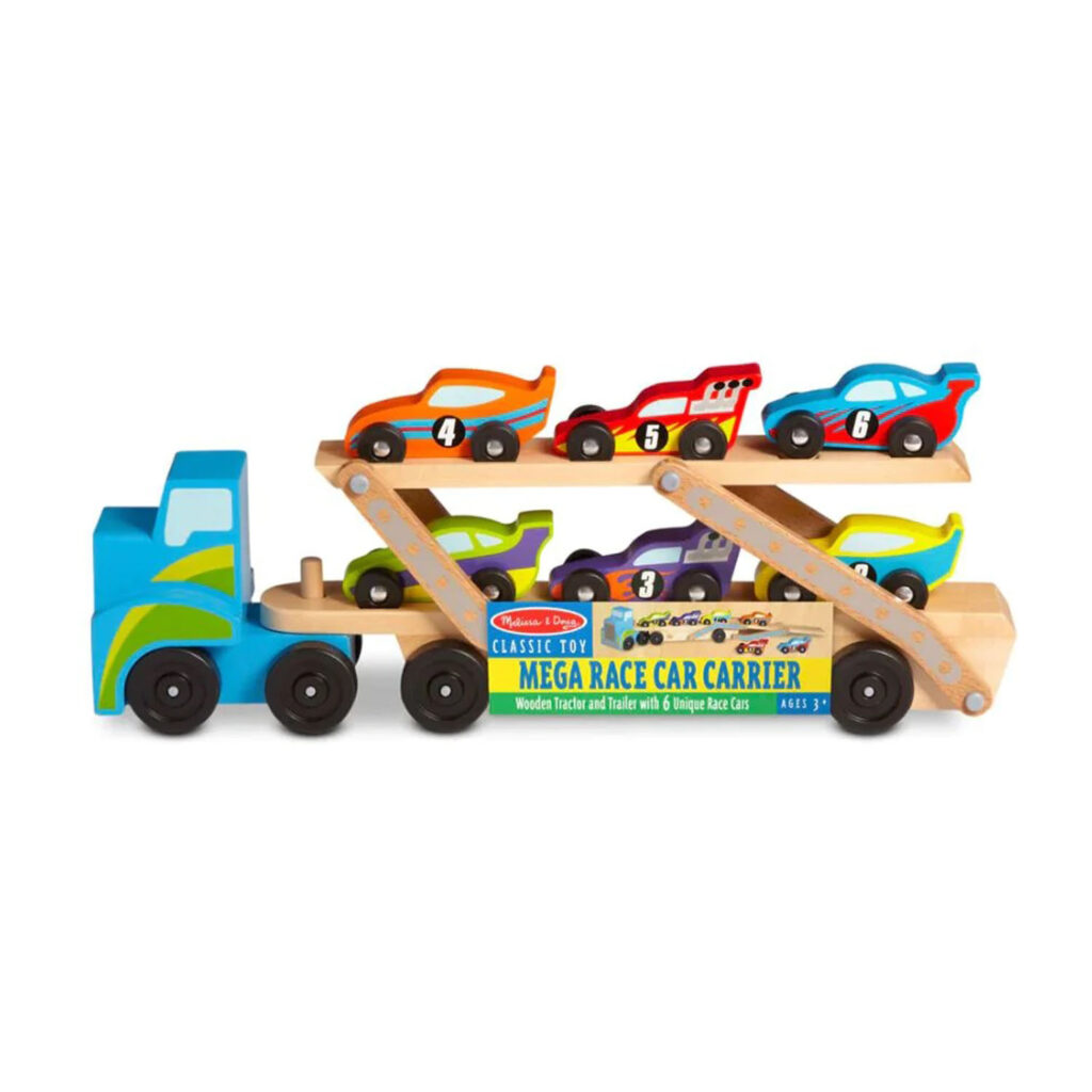 Melissa & Doug  Mega Race-Car Carrier 46002759