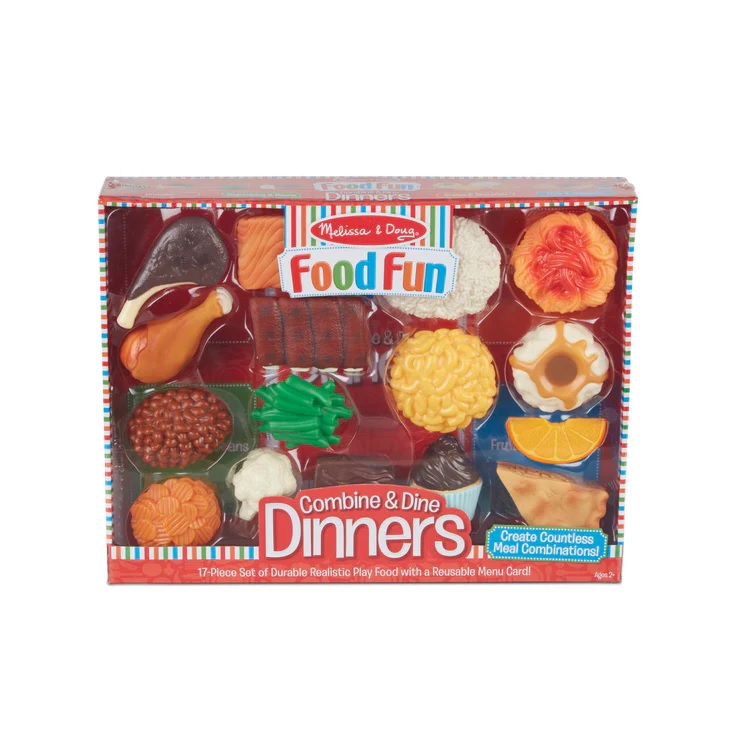 Melissa & Doug Food Fun Combine & Dine Dinners - Red 46008267