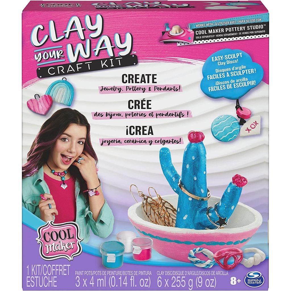 Spin Master Cool Maker Pottery Clayyour Waycraft Kit 6064731