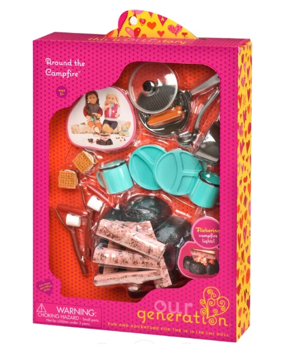 Our Generation Around The Campfire Playset