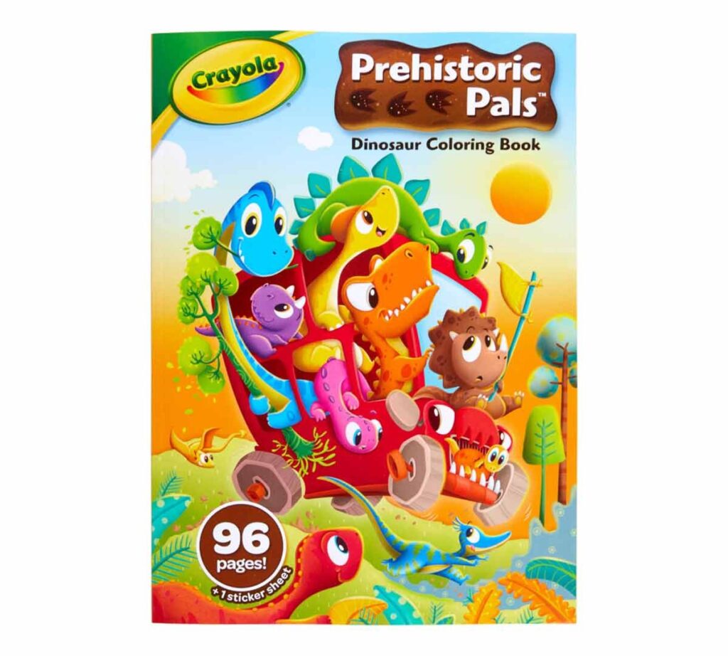 Crayola 96Pg Coloring Books - Prehistoric Pals