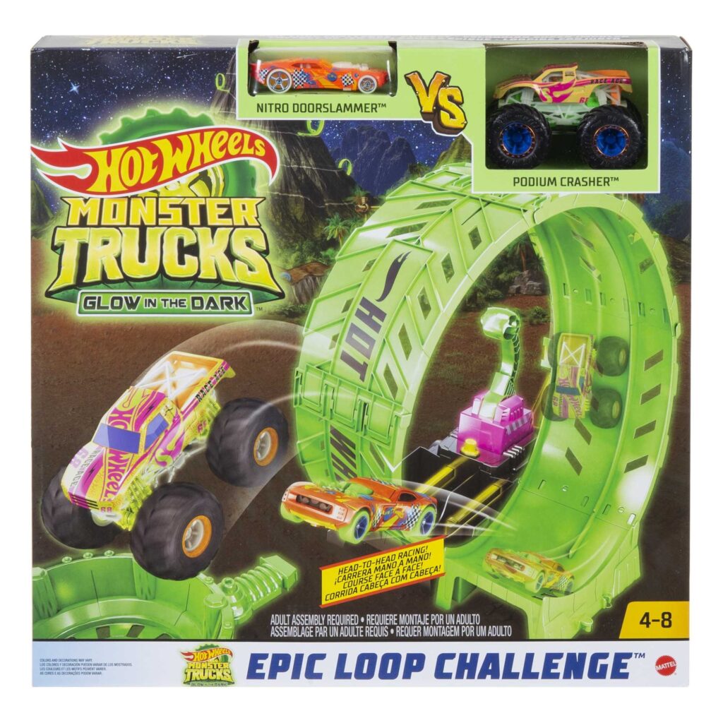 Mattel Hot Wheels Mt Glow In The Dark Epic
