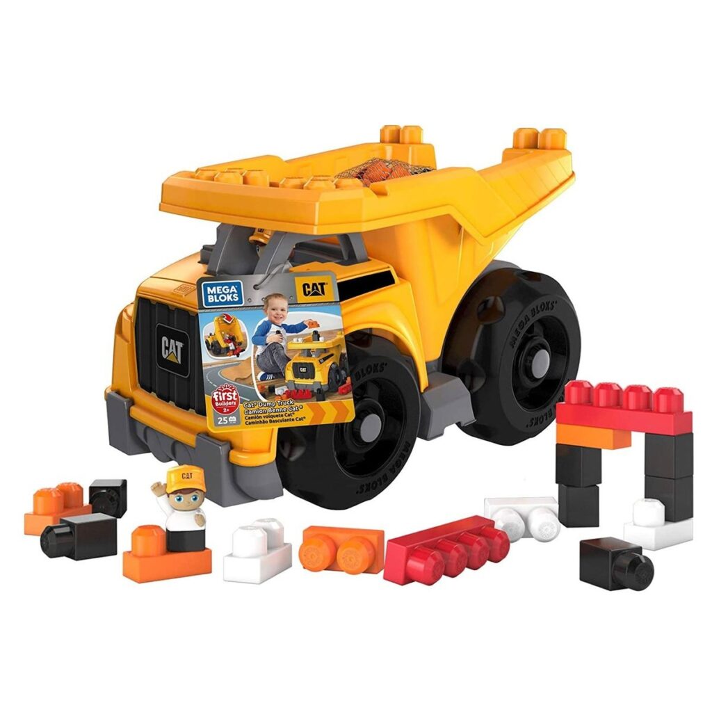 Mattel Mega Bloks Cat Large Dump Truck