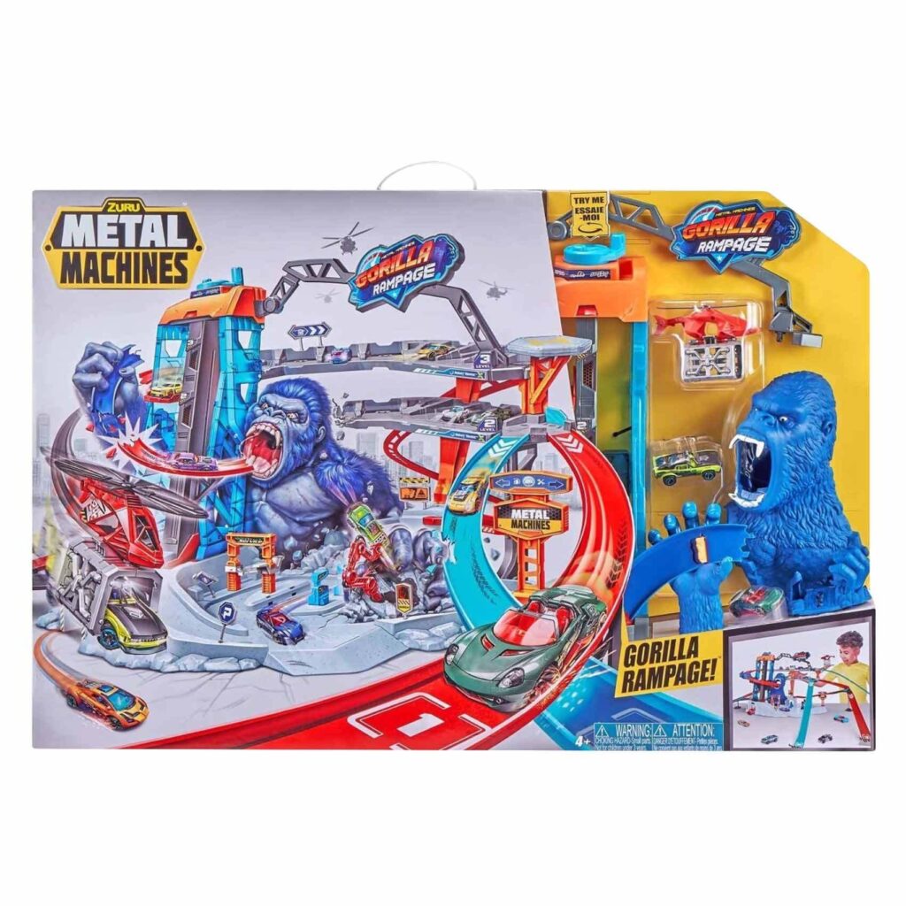 Zuru Metal Machines Playset Series 1Gorilla Attackmedium,Bulk,2Pcs,No Inner,Std Color