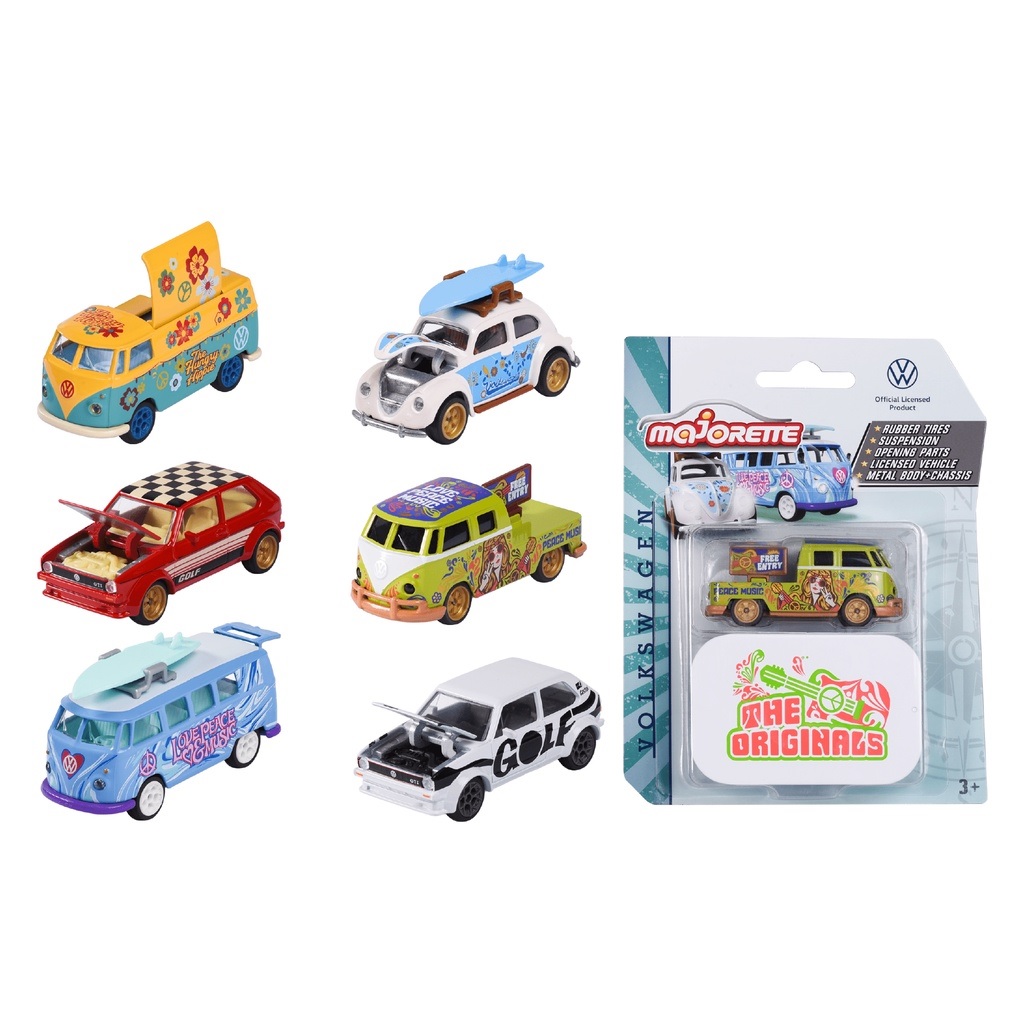 Majorette Vw The Originals Deluxe Cars