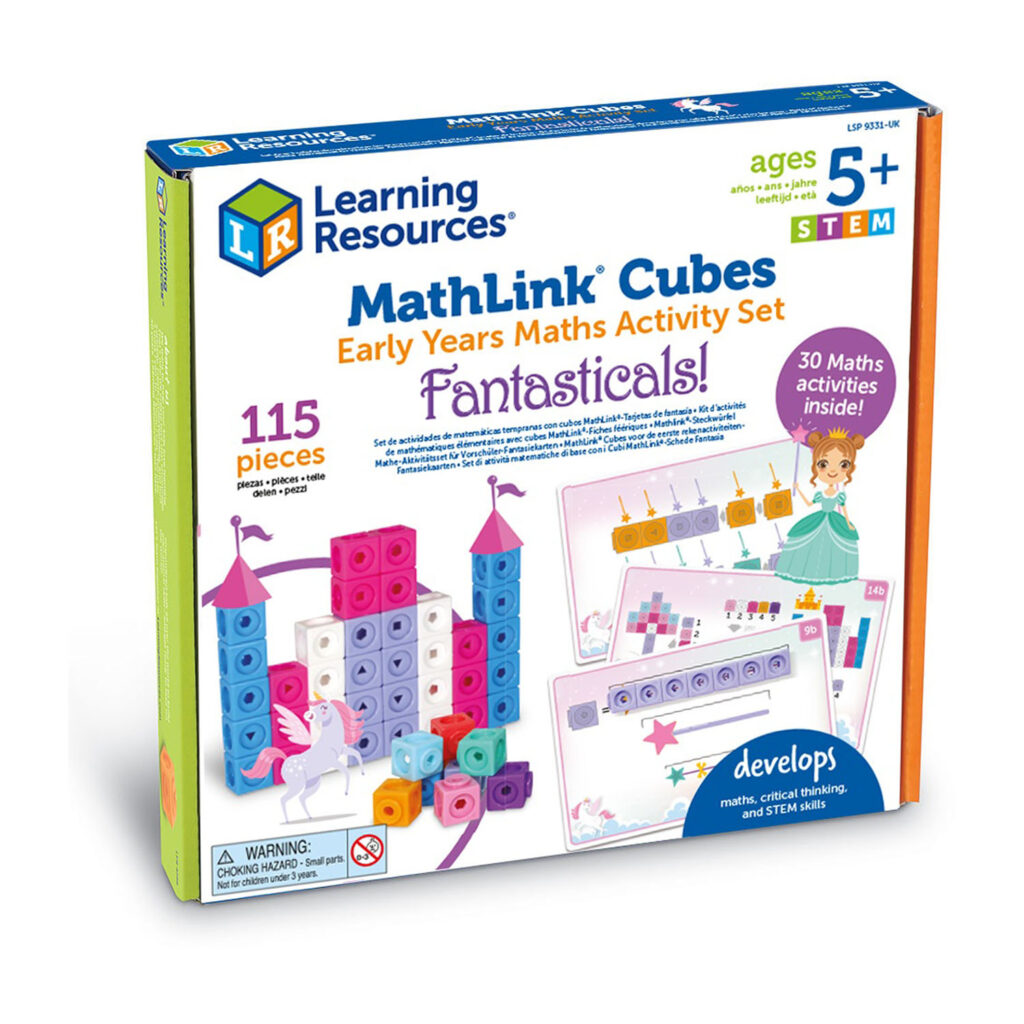 Learning Resources Mathlink Cubes Maths Activ Set - Fantasticals
