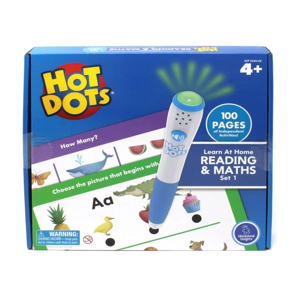 Learning Resources Hot Dots Learn At Home Reading & Maths Set 1