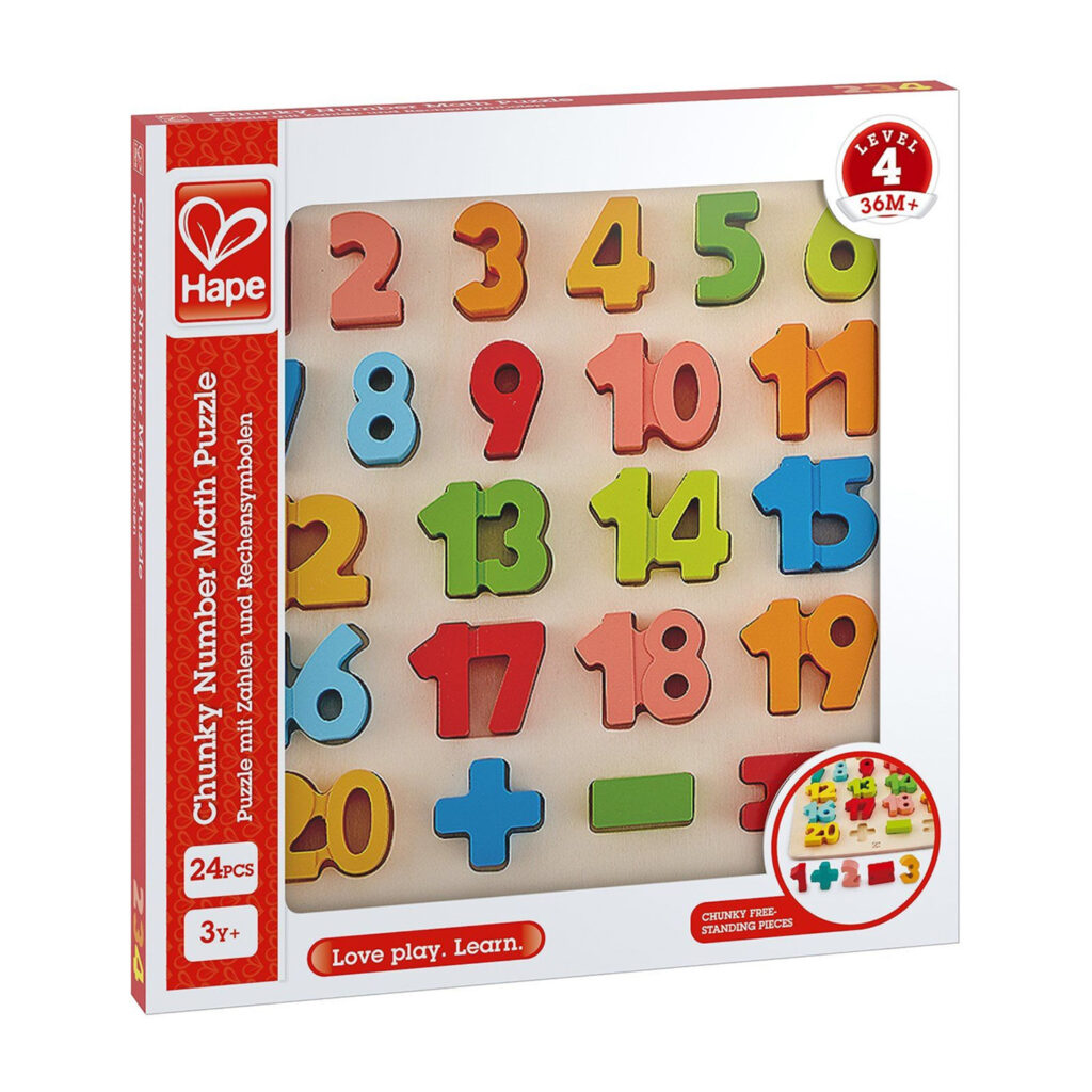 Hape Chunky Number Math Puzzle